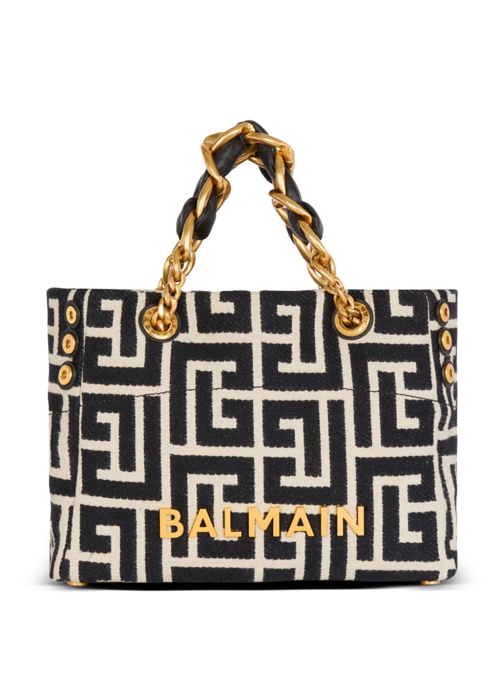 Balmain Bags Black Cotton Polyester