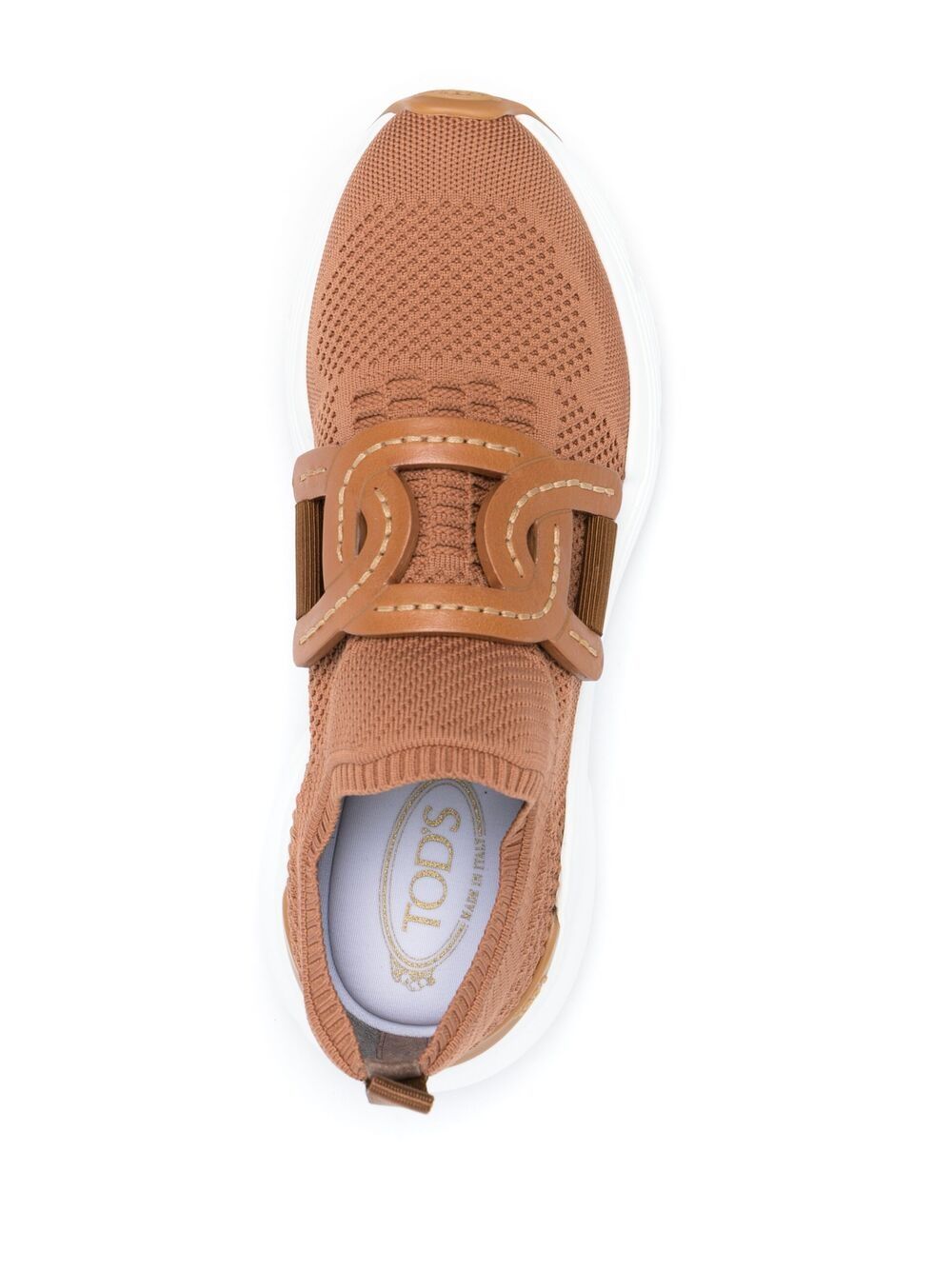 Tods Sneakers Camel Lining: Polyurethane