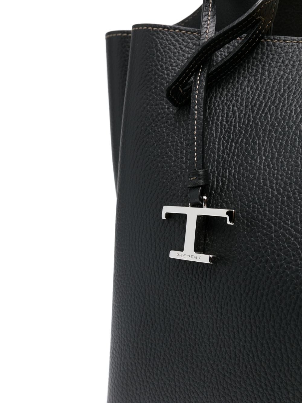 Tods Bags Black Calf Lather