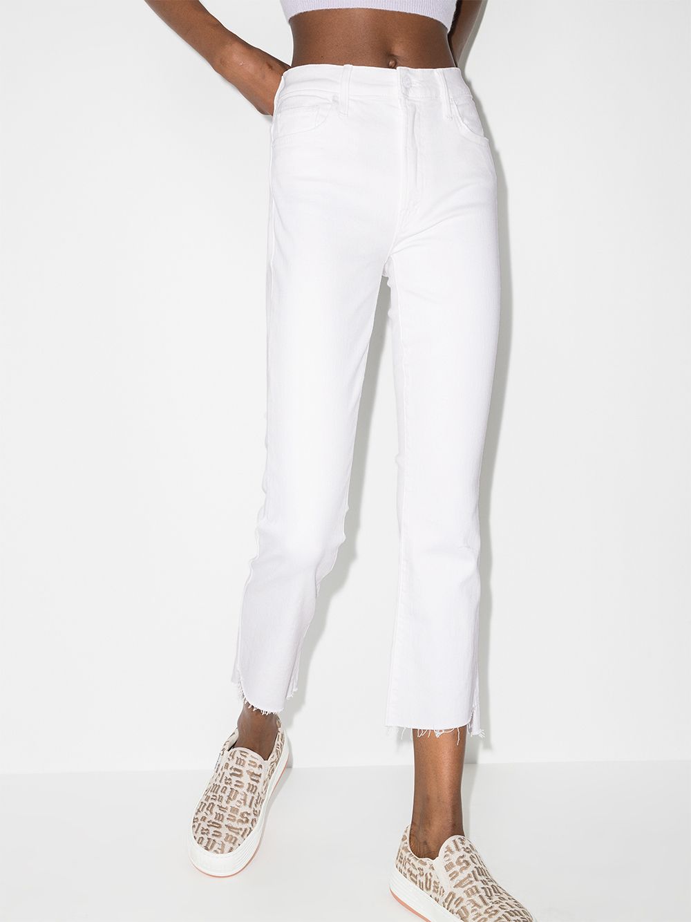 Mother Jeans White Cotton
