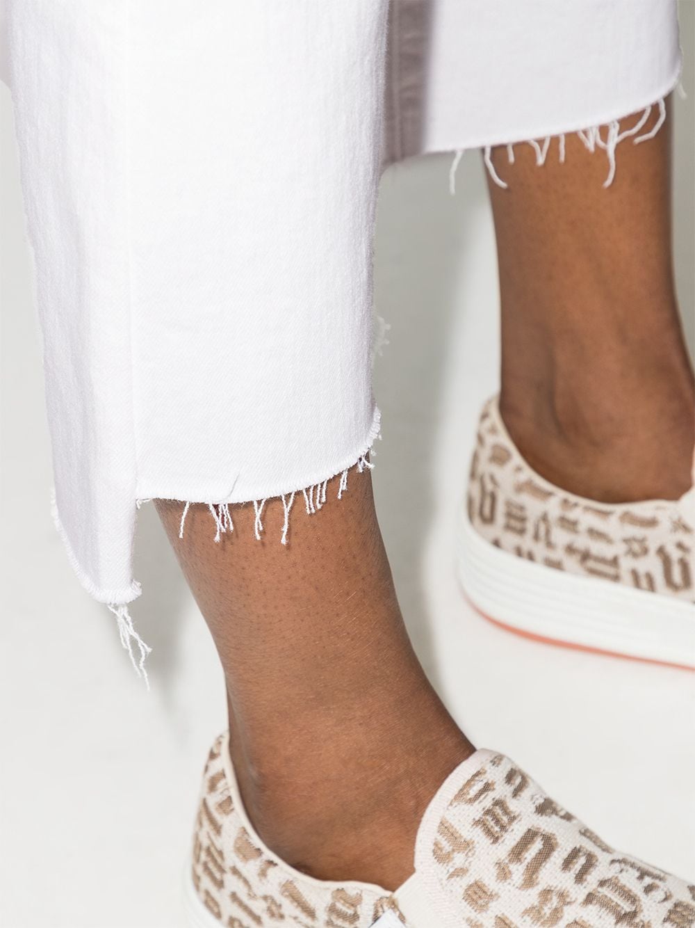 Mother Jeans White Cotton
