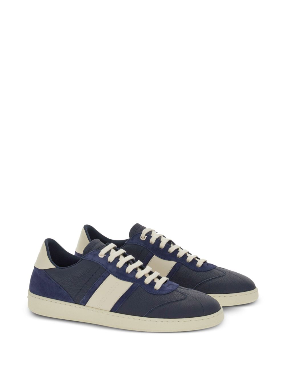 Ferragamo Sneakers Blue Lining: Fabric