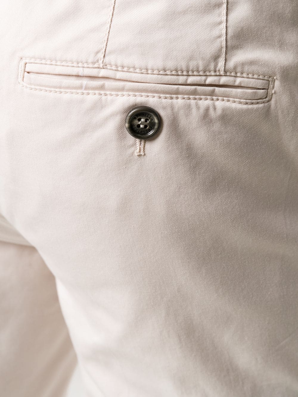 Brunello Cucinelli Trousers Bianco Cotton