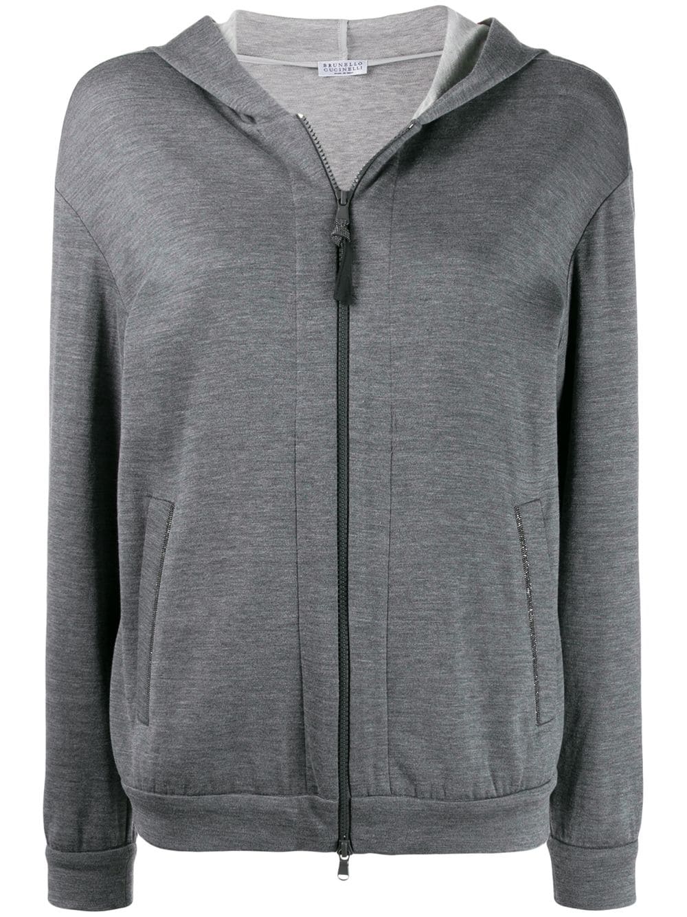 Brunello Cucinelli Sweaters Grigio Scuro Polyamide