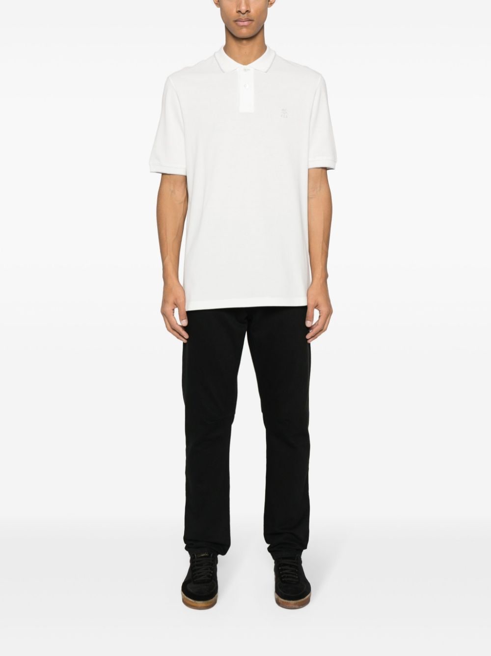 Brunello Cucinelli T-Shirts And Polos Bianco Cotton