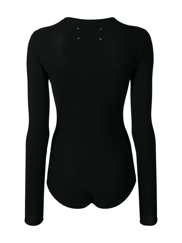 Maison Margiela Top Black Polyamide
