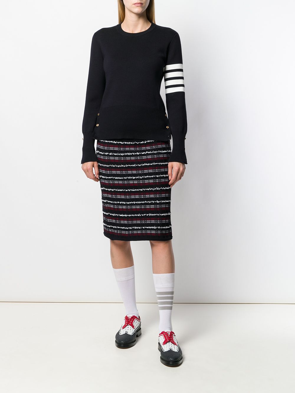 Thom Browne Sweaters Blue Cotton