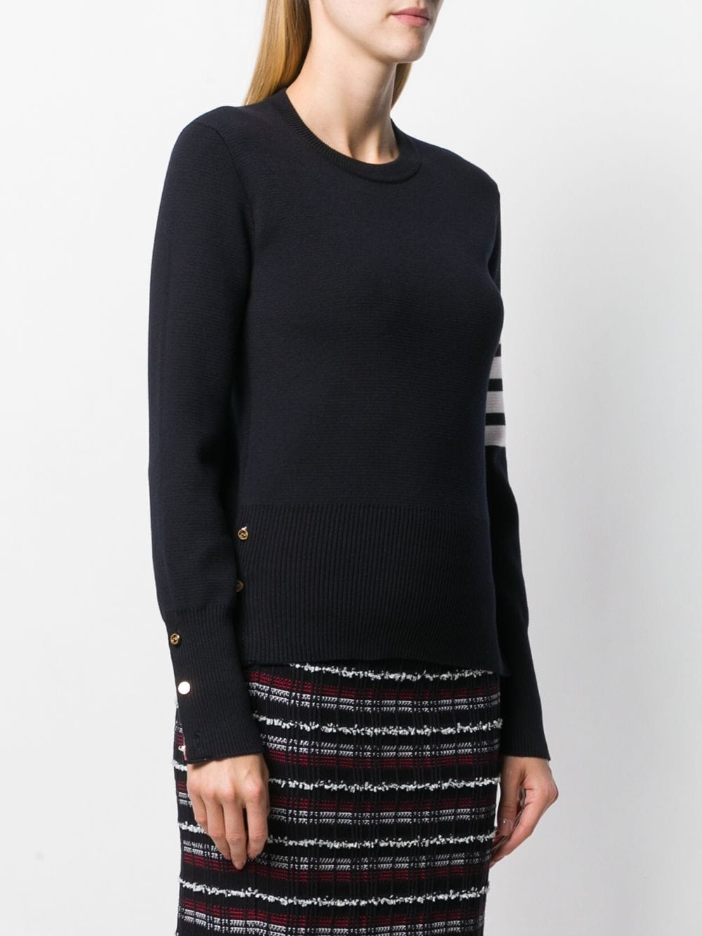 Thom Browne Sweaters Blue Cotton