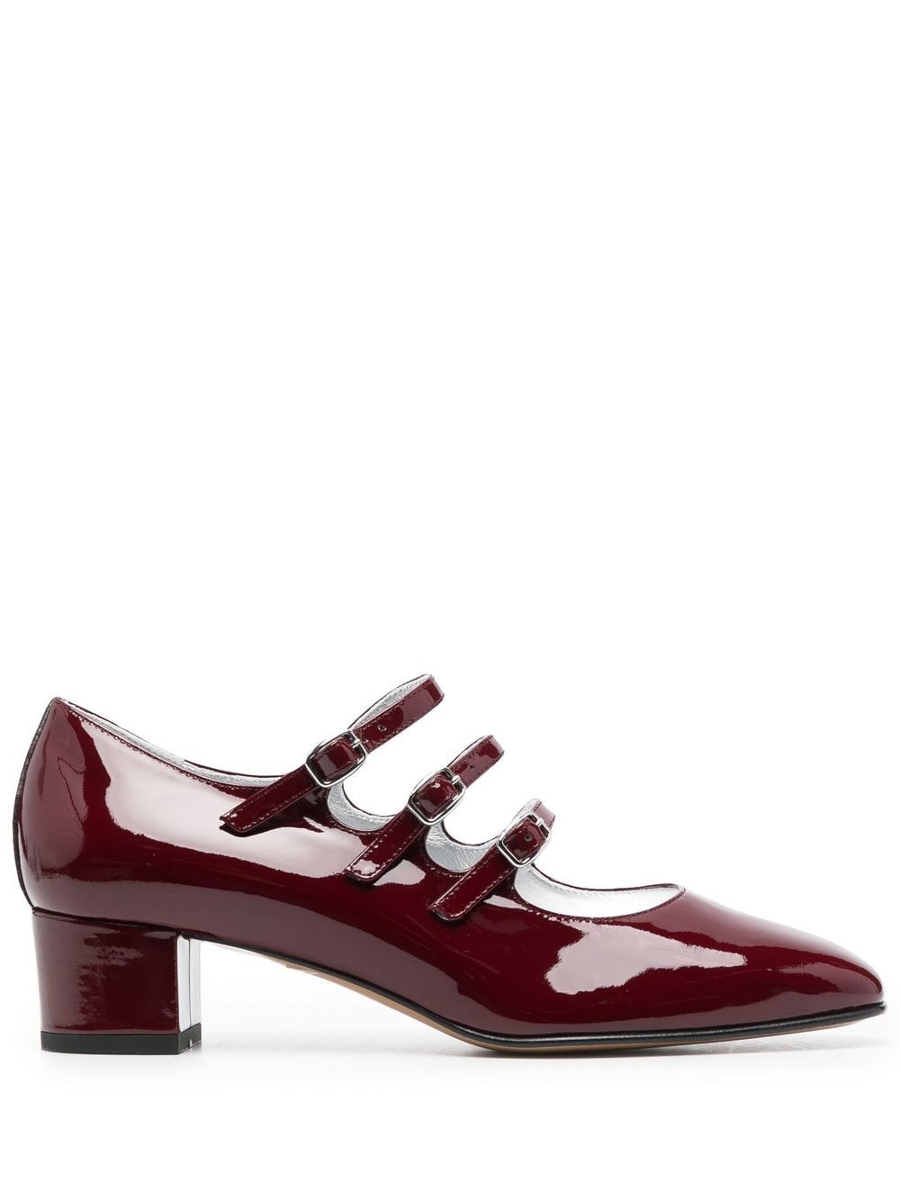 Carel Paris With Heel Bordeaux Calf Leather