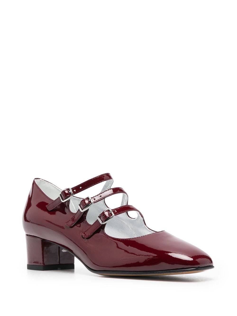 Carel Paris With Heel Bordeaux Calf Leather