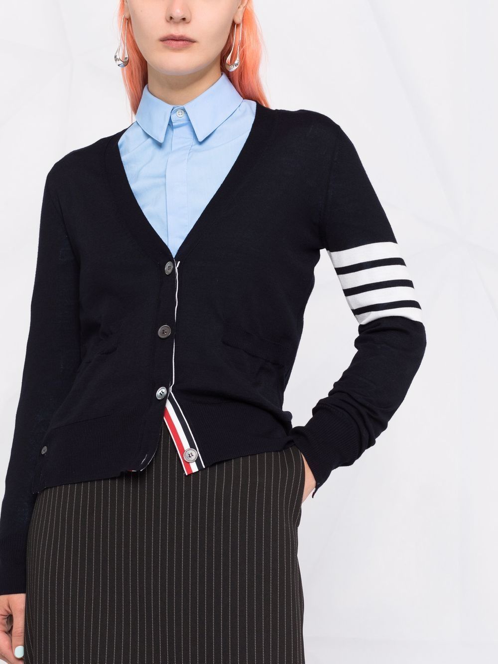 Thom Browne Sweaters Blue Merino