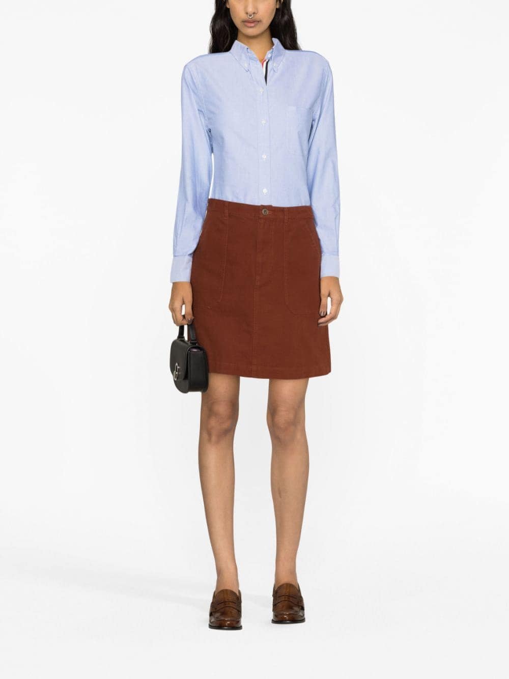 Thom Browne Shirts Clear Blue Cotton