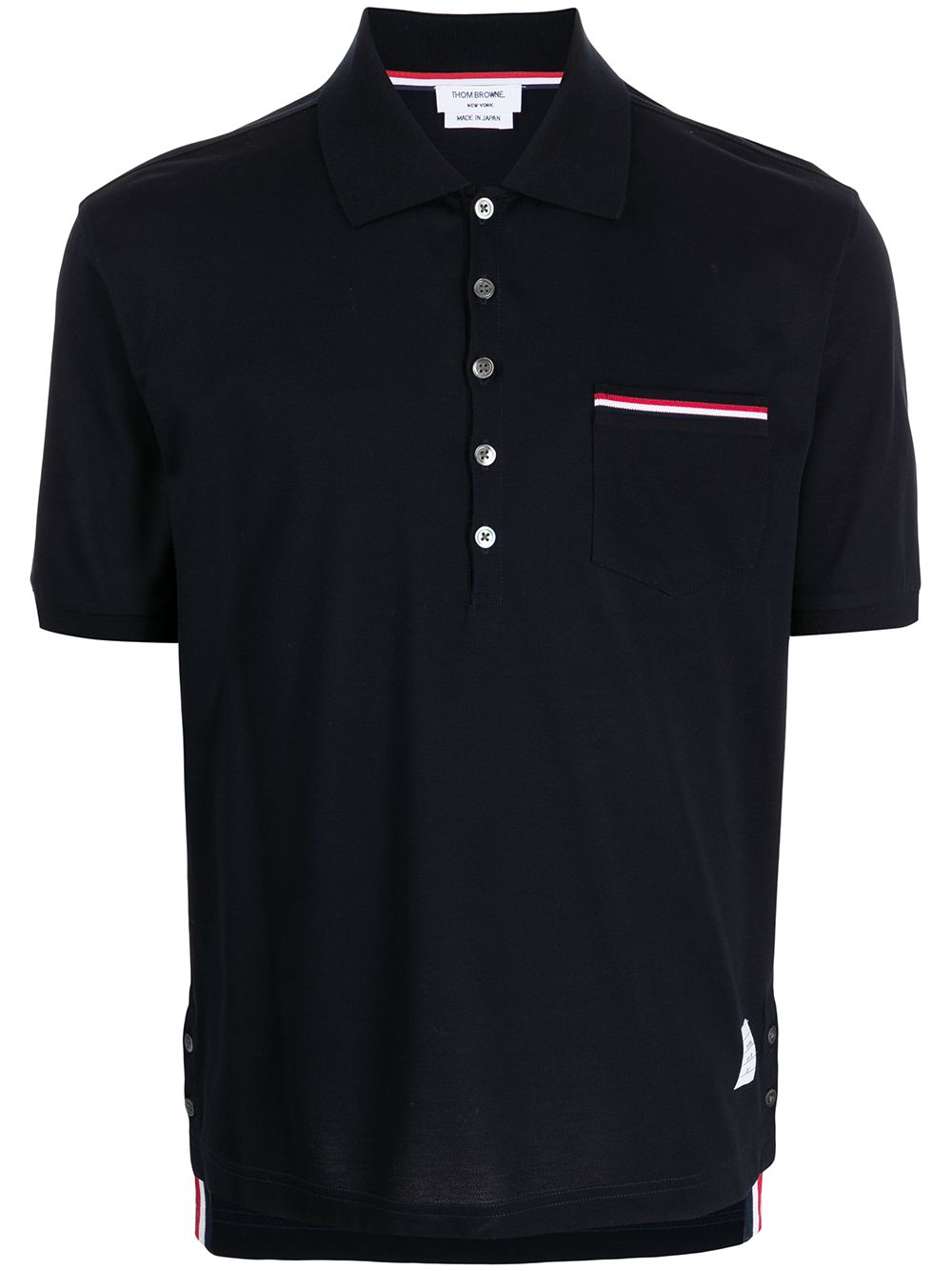 Thom Browne T-Shirts And Polos Blue Cotton