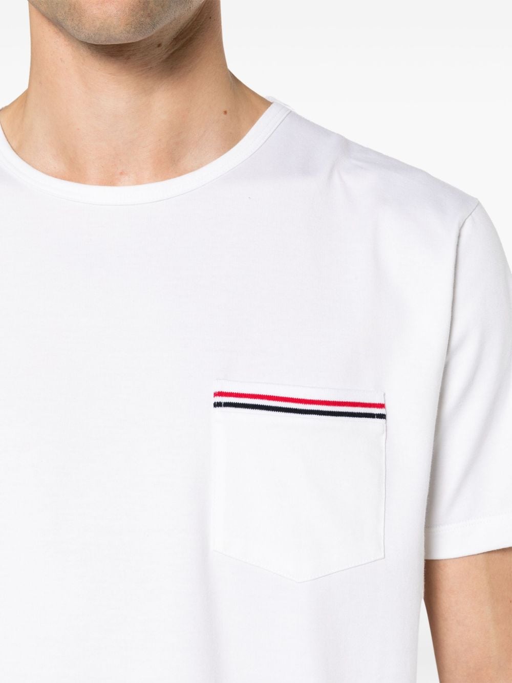 Thom Browne T-Shirts And Polos White Cotton