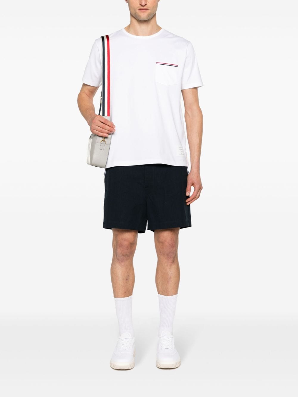 Thom Browne T-Shirts And Polos White Cotton