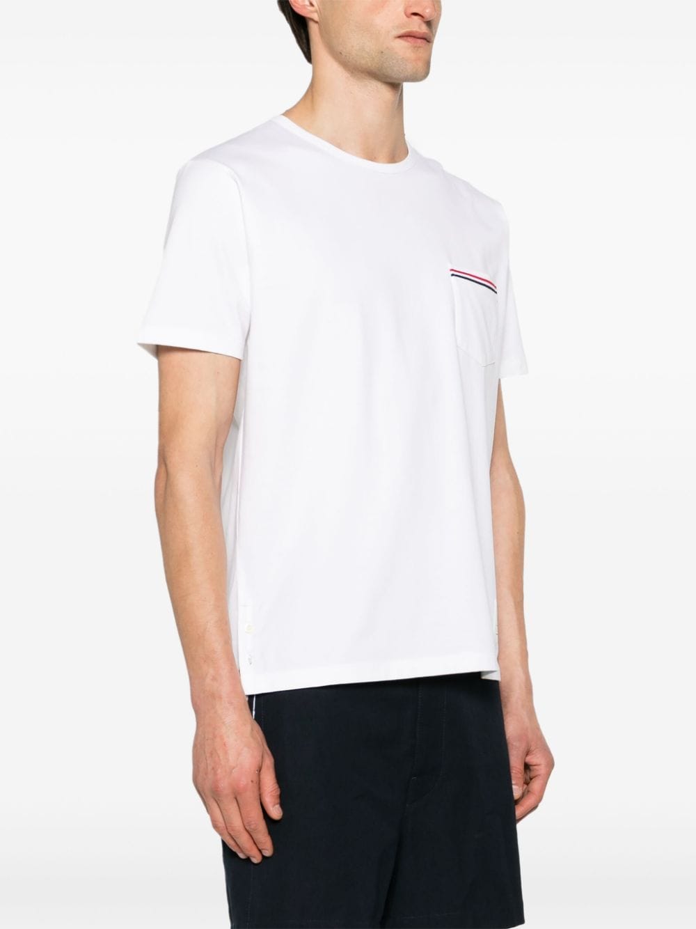 Thom Browne T-Shirts And Polos White Cotton