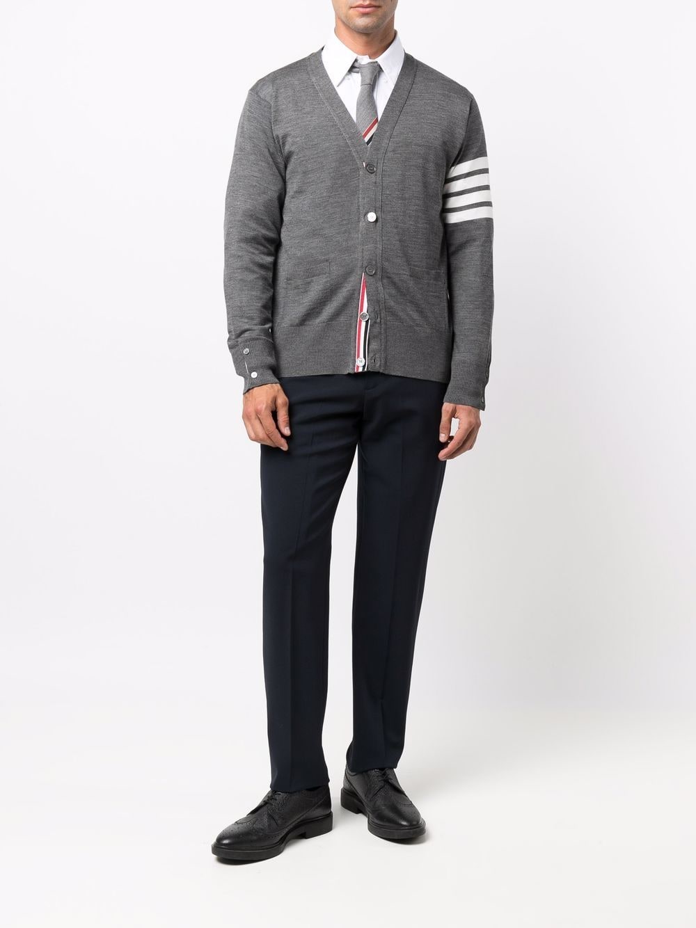 Thom Browne Sweaters Grey Merino
