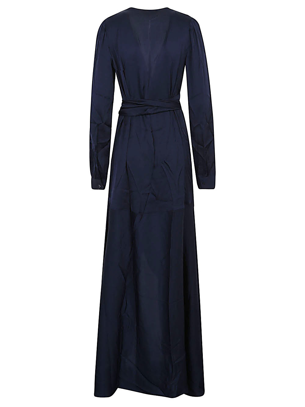 Silk95five Dresses Blue Silk Elastane