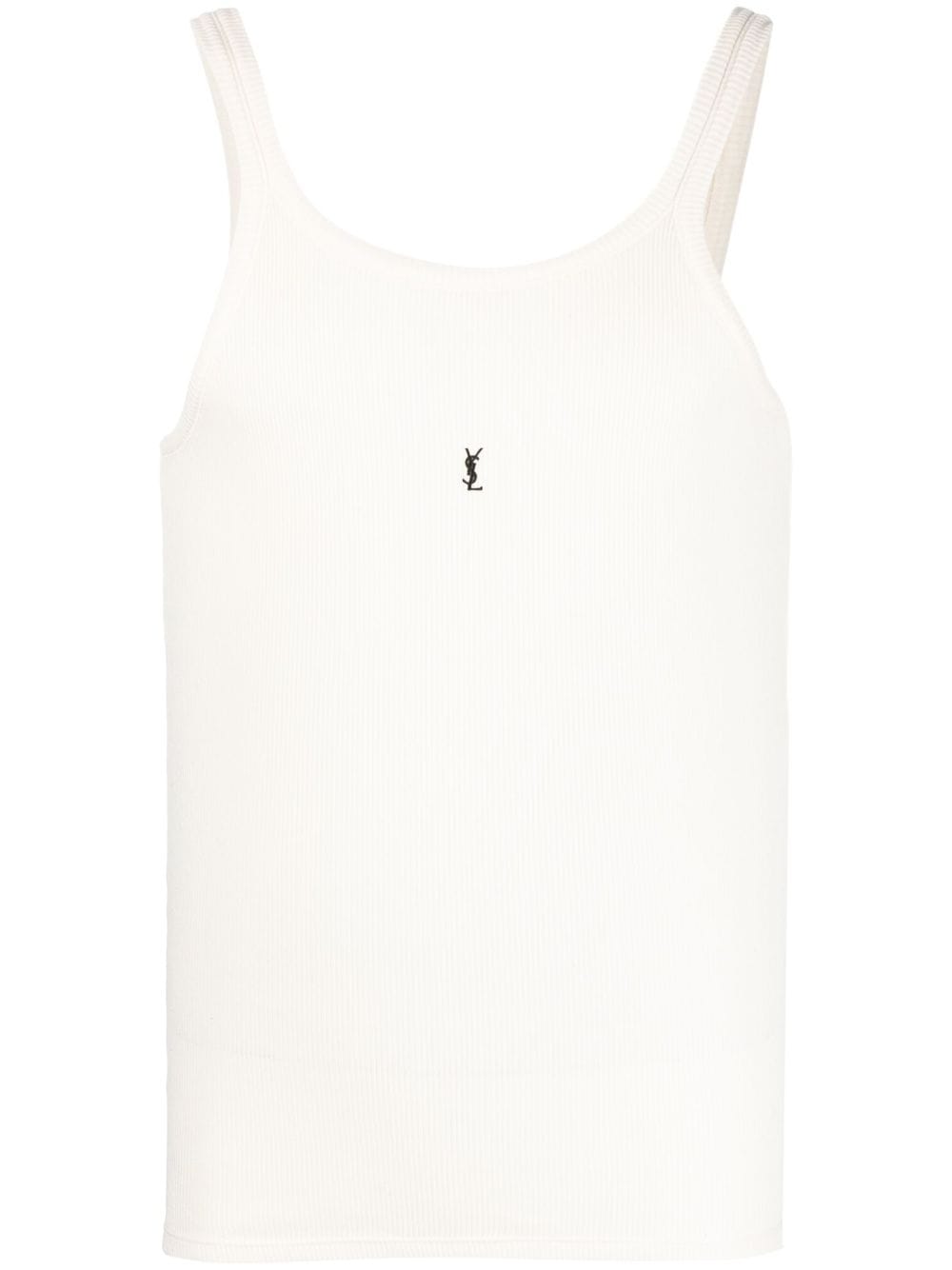 Saint Laurent Top White Cotton