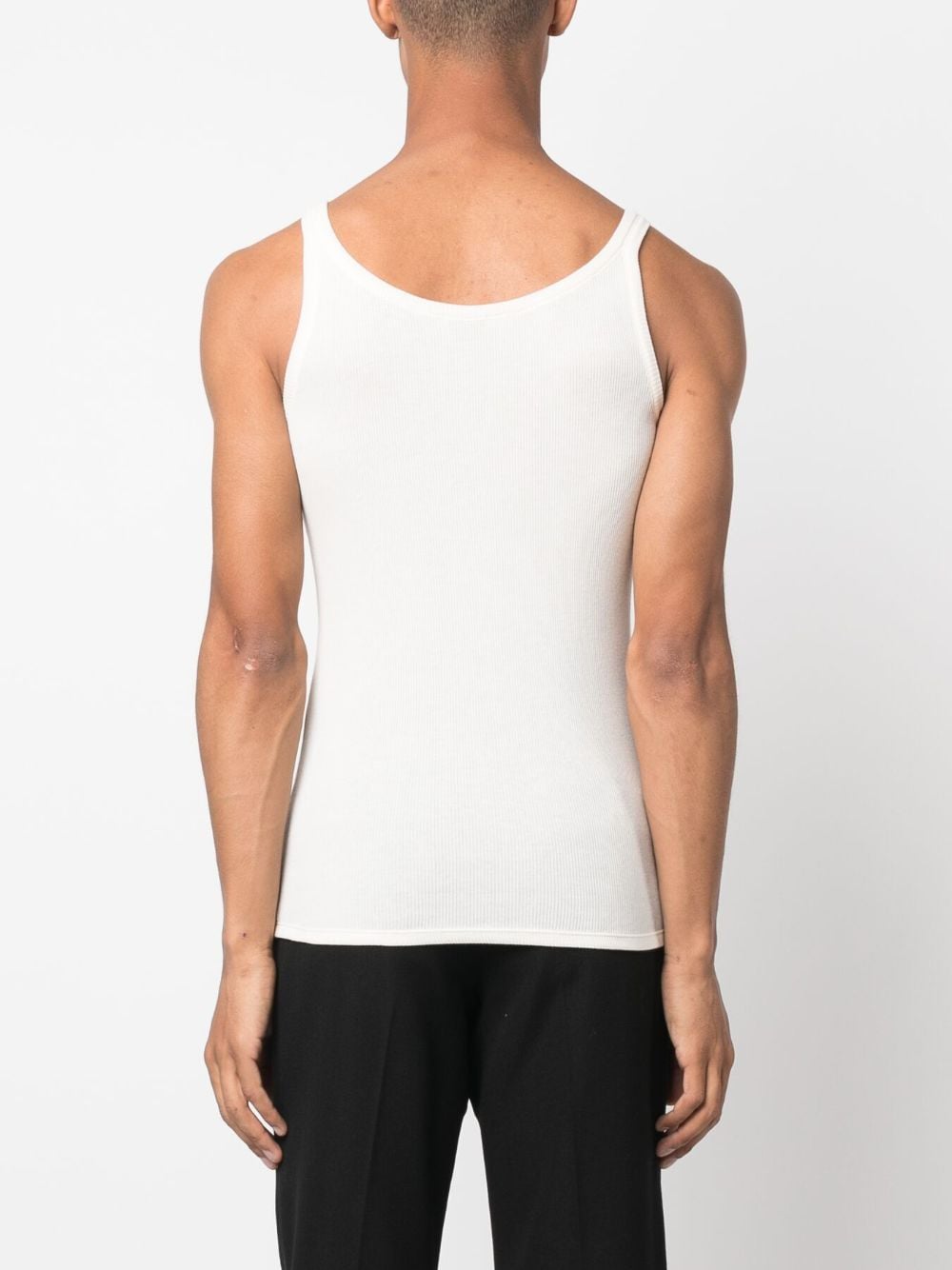 Saint Laurent Top White Cotton