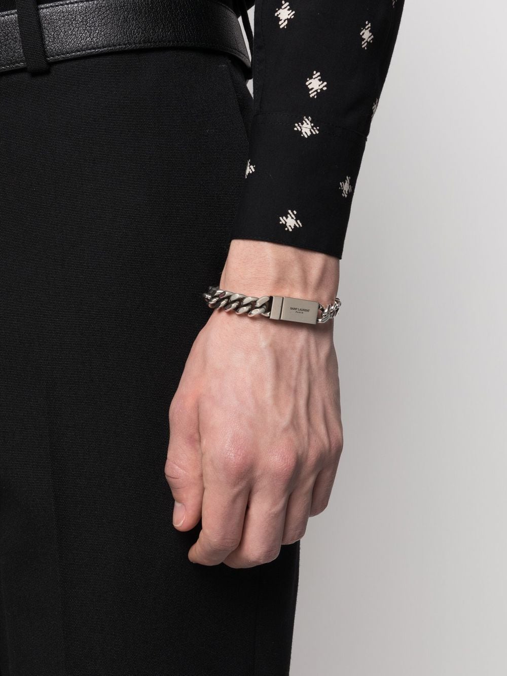 Saint Laurent Bijoux Silver Brass
