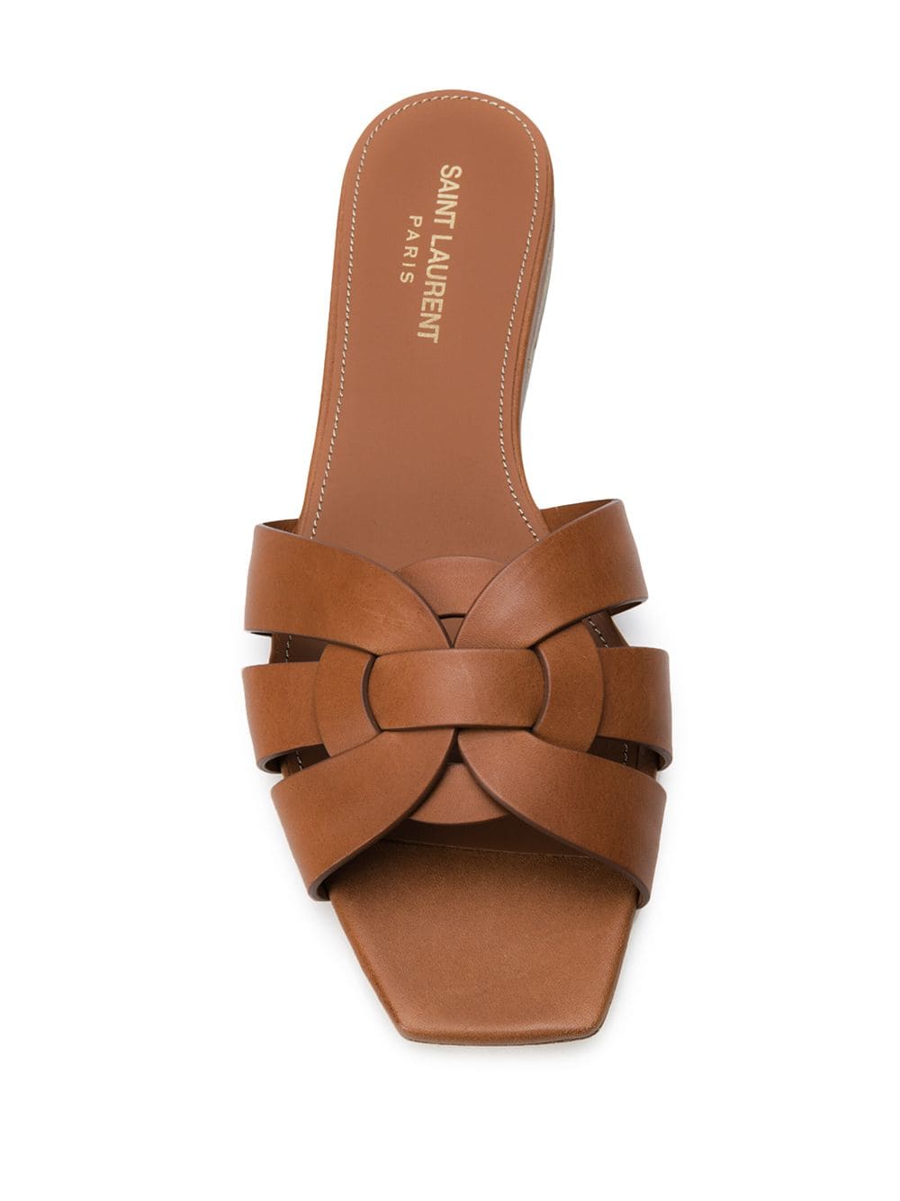 Saint Laurent Sandals Leather Brown Calf