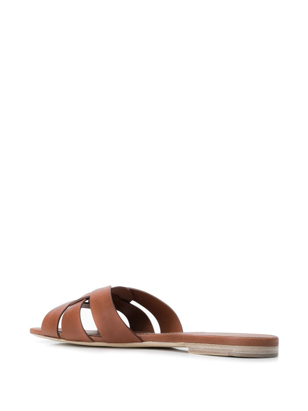 Saint Laurent Sandals Leather Brown Calf
