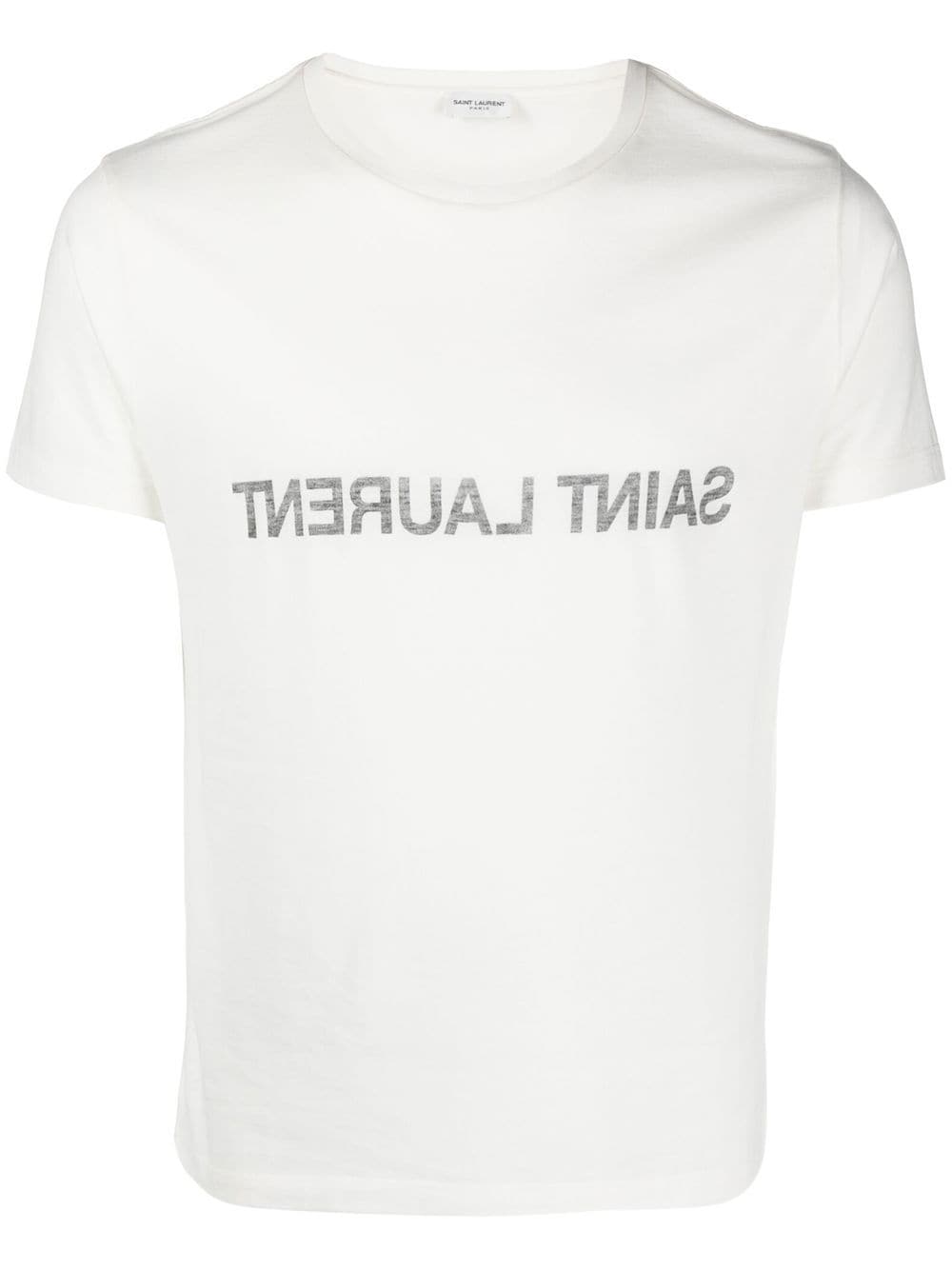 Saint Laurent T-shirts and Polos White Cotton 100 %