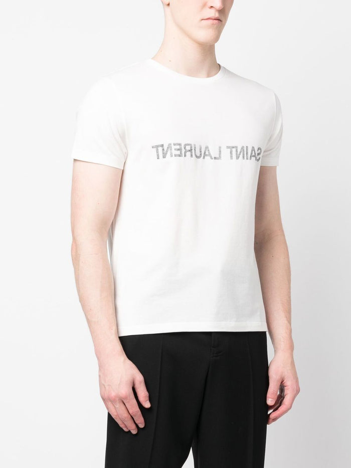 Saint Laurent T-shirts and Polos White Cotton 100 %