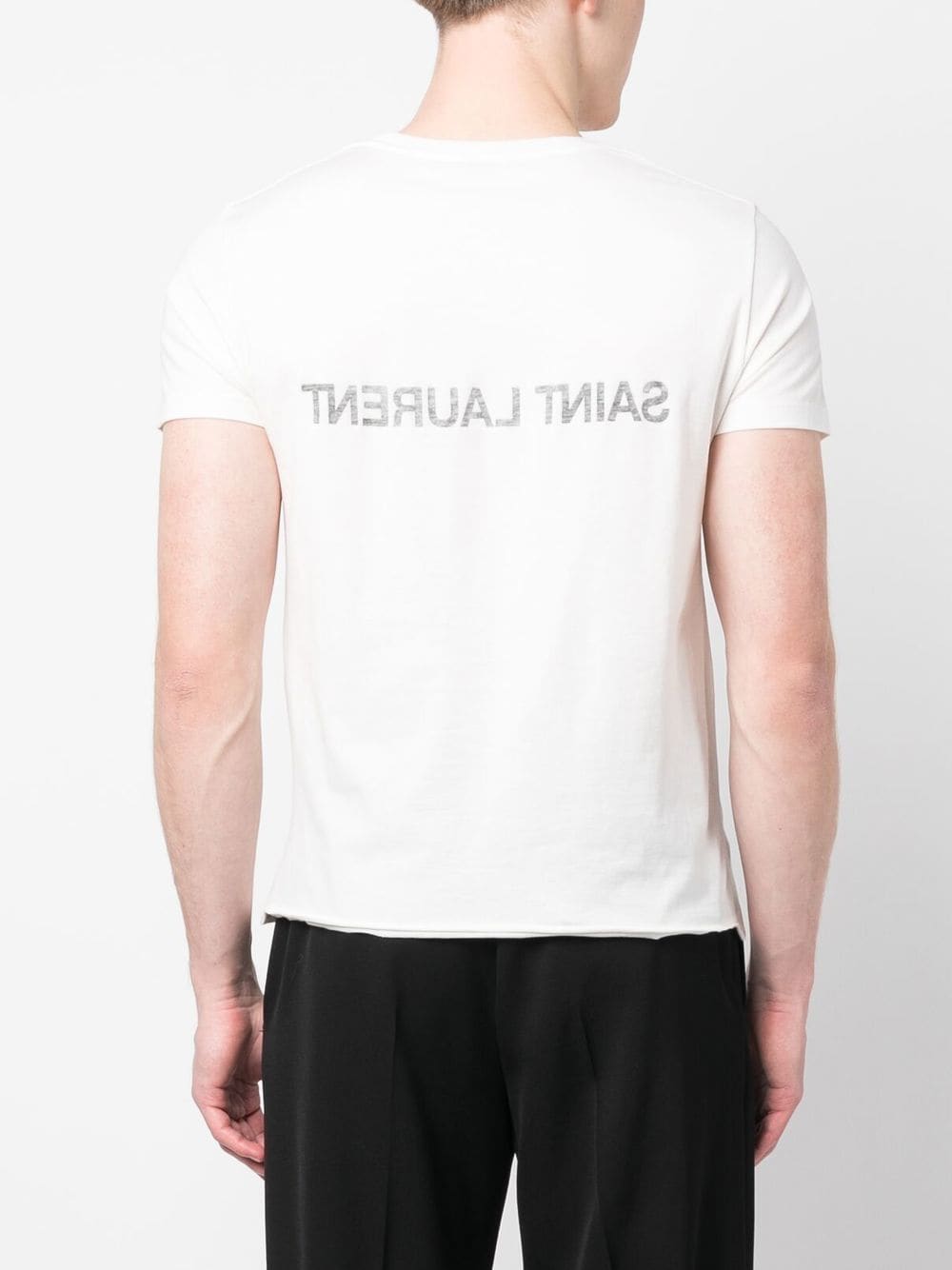 Saint Laurent T-shirts and Polos White Cotton 100 %
