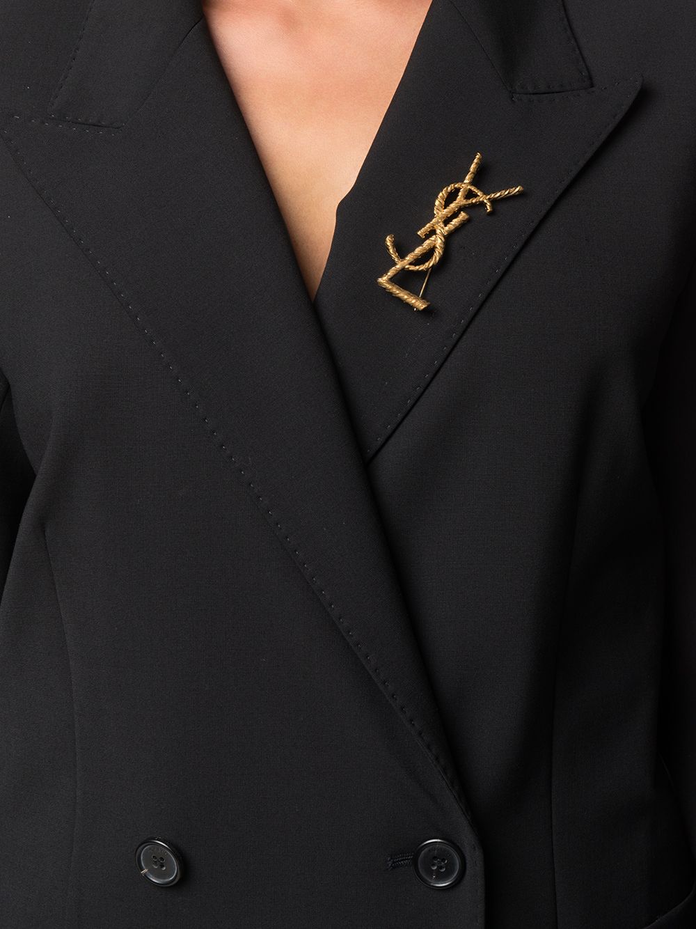 Saint Laurent Bijoux Golden Brass