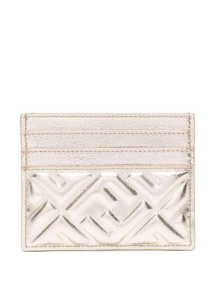 Fendi Wallets Silver Furs & Skins->leather100 %