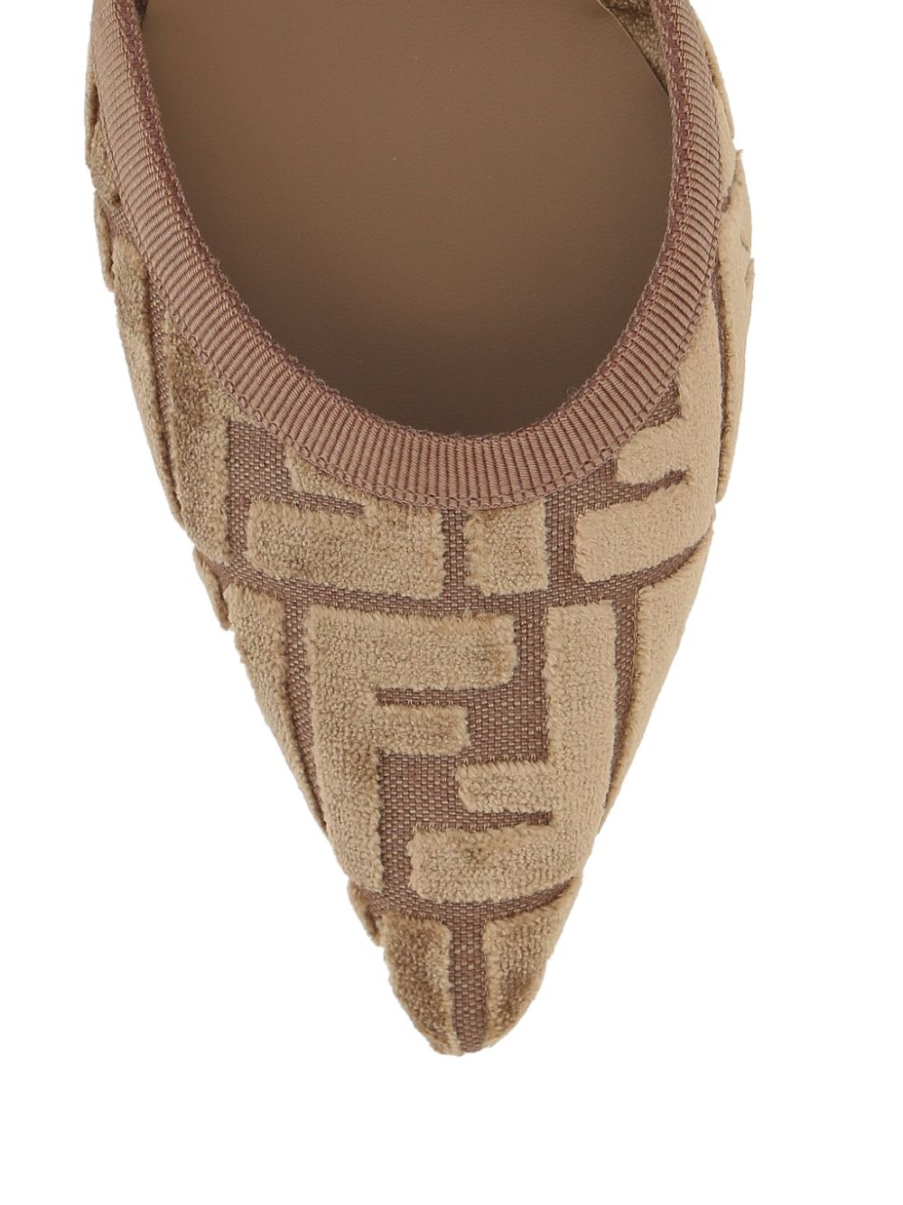 Fendi With Heel Camel