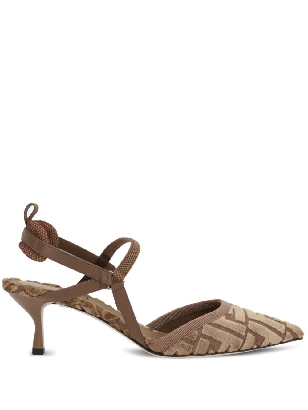 Fendi With Heel Camel