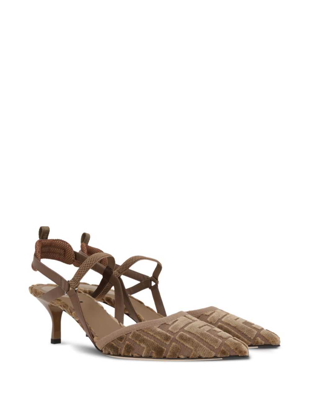 Fendi With Heel Camel