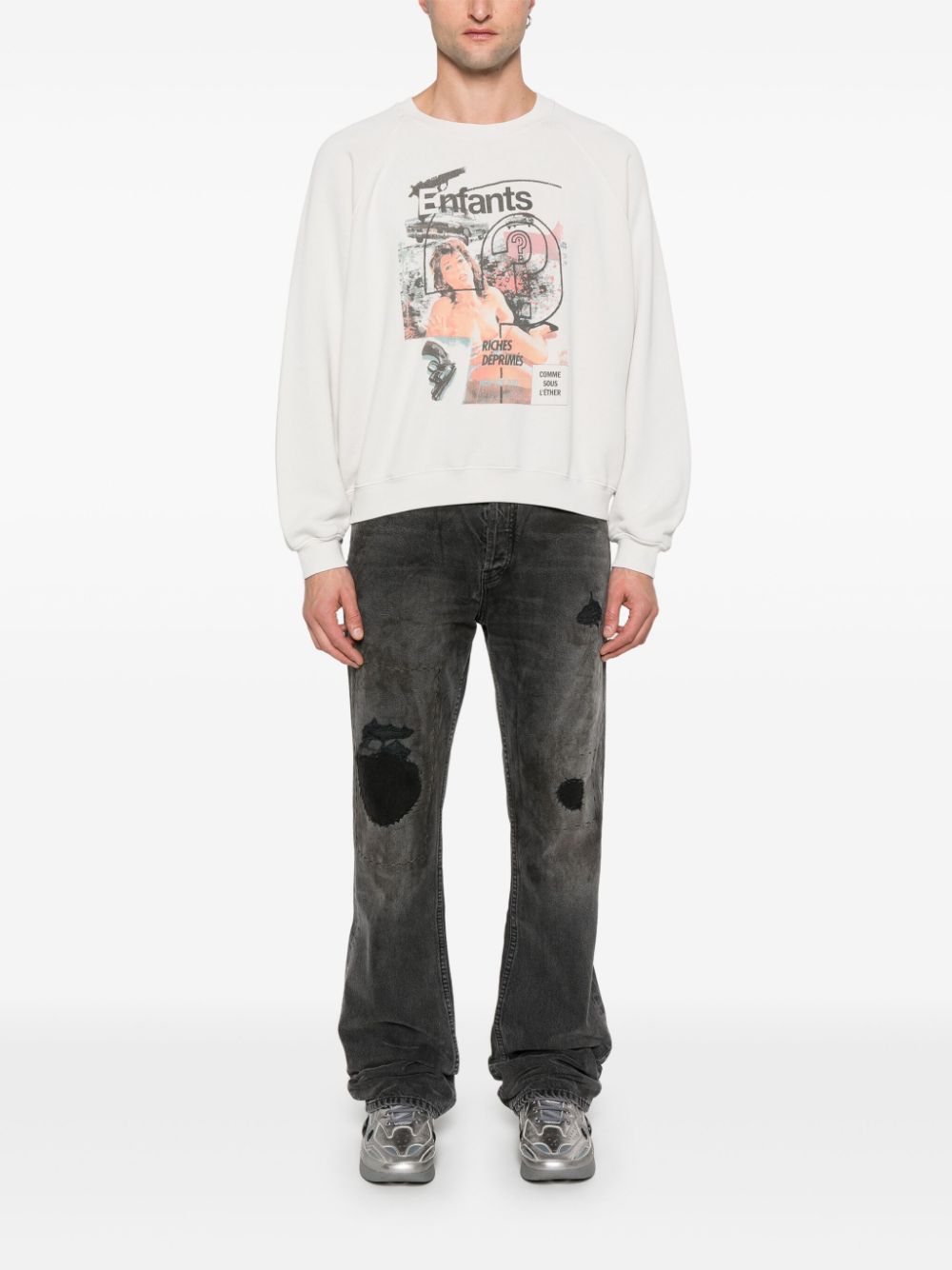 Enfants Riches Deprimes Jeans Black Cotton