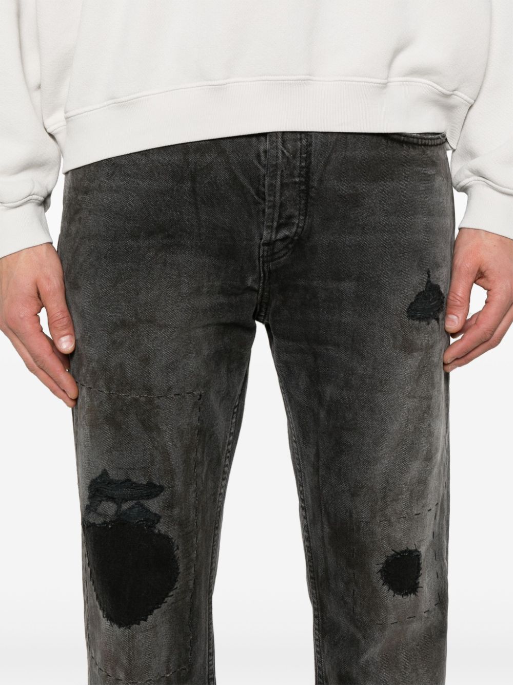 Enfants Riches Deprimes Jeans Black Cotton