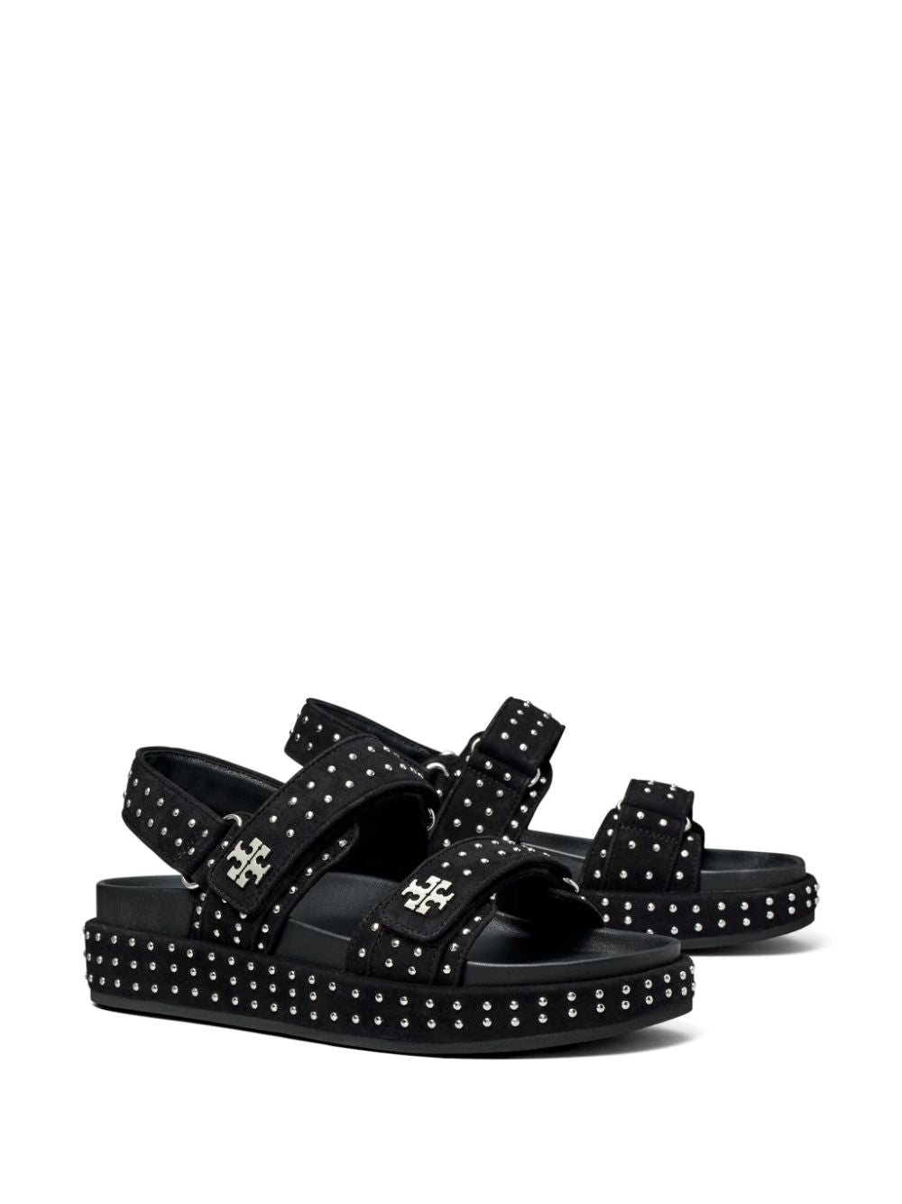 Tory Burch Sandals Black Suede