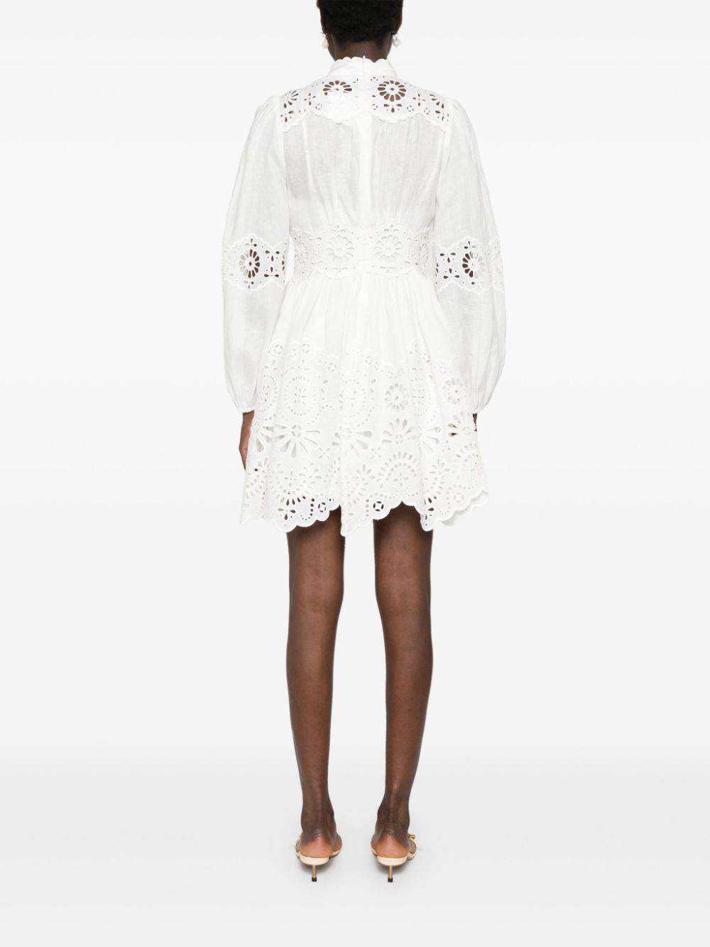 Zimmermann Dresses White Polyester Elastane