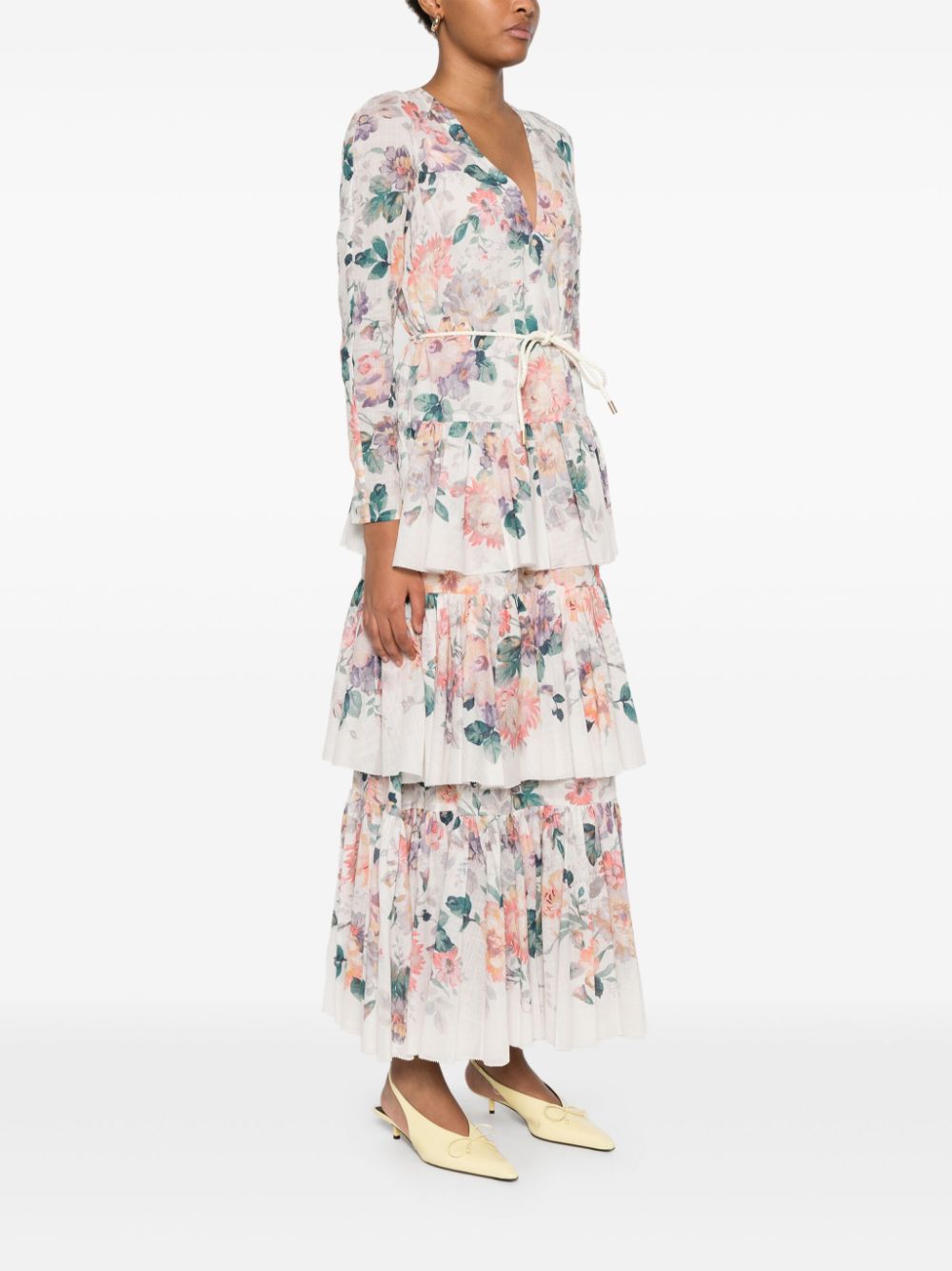 Zimmermann Dresses Beige Cotton