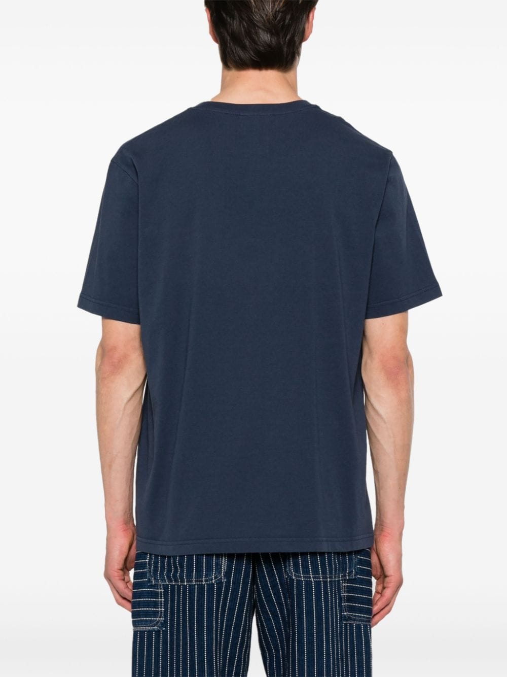 MAISON KITSUNE T-shirts and Polos Blue Cotton