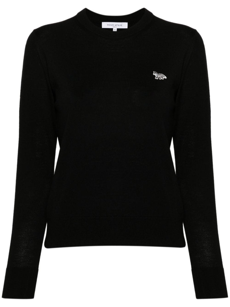 Maison Kitsuné Maison Kitsune Baby Fox-patch sweater