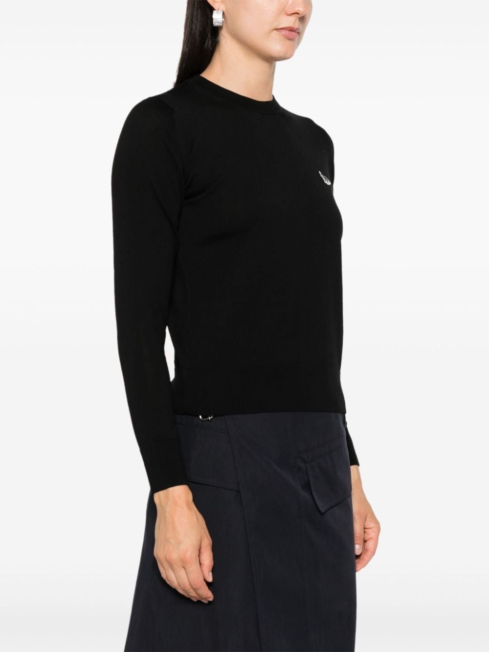 MAISON KITSUNE Sweaters Black Wool 100 %