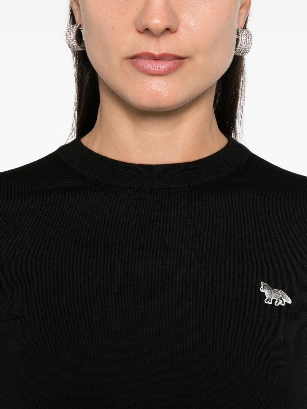 MAISON KITSUNE Sweaters Black Wool 100 %
