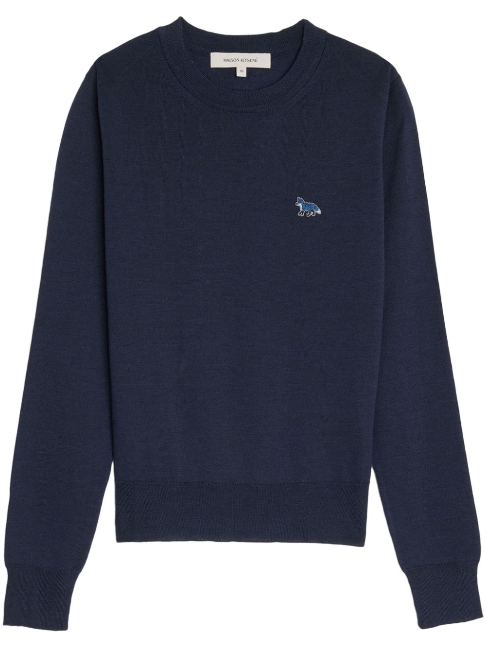 MAISON KITSUNE Sweaters Blue Merino Wool