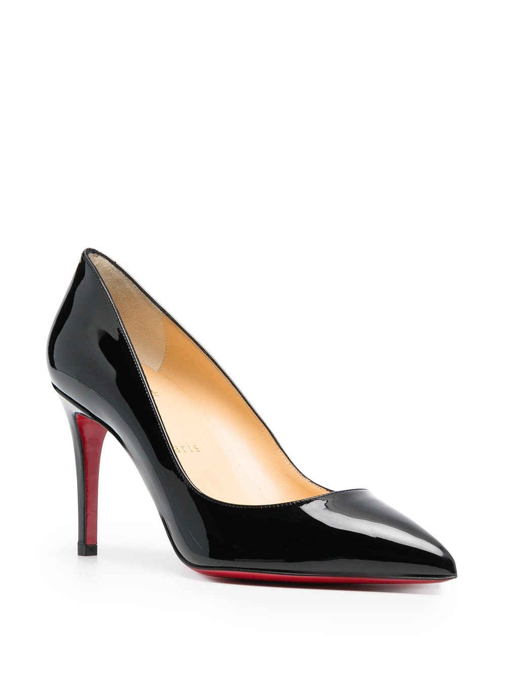 Christian Louboutin With Heel Black Leather 100 %