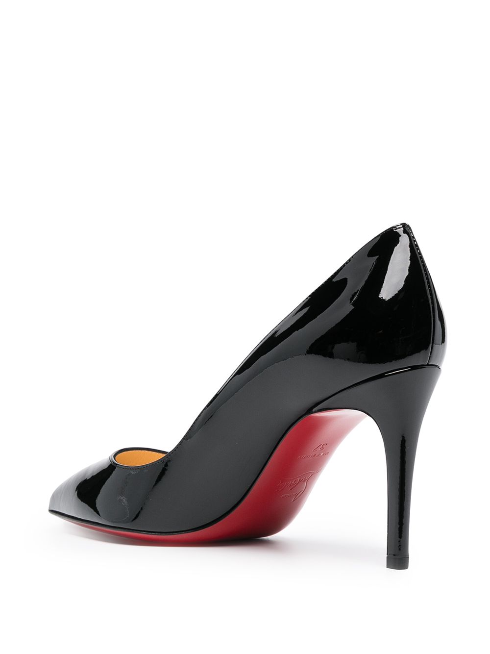 Christian Louboutin With Heel Black Leather 100 %