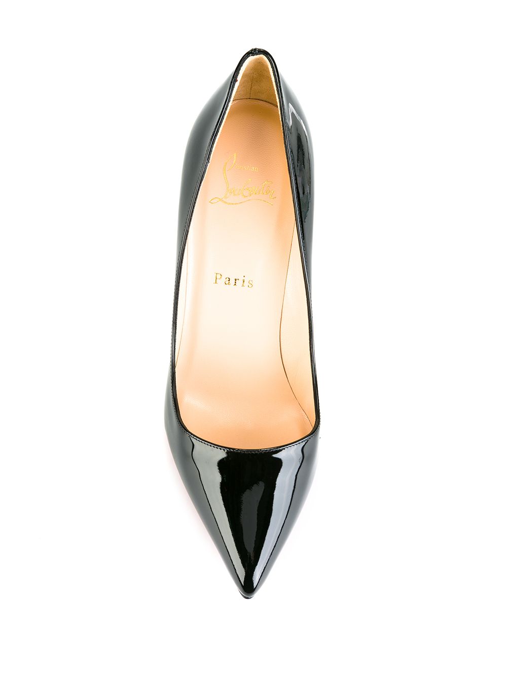 Christian Louboutin With Heel Black Patent Leather