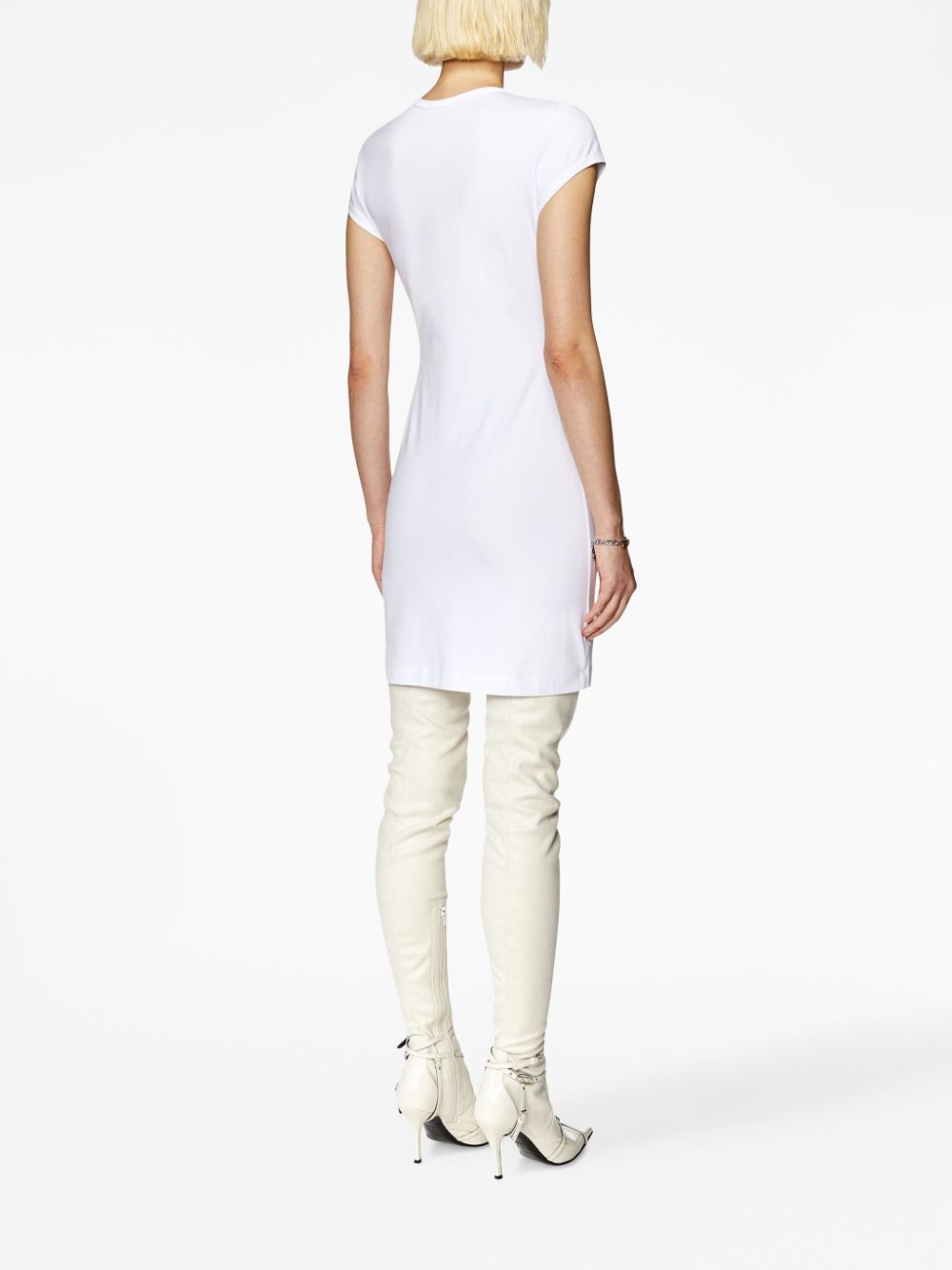 Diesel Dresses White Cotton