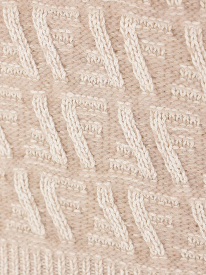 Fendi T-Shirts And Polos Beige Wool Cashmere